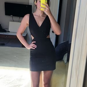 NWT NBD x the Naven Twins Black Mini Dress